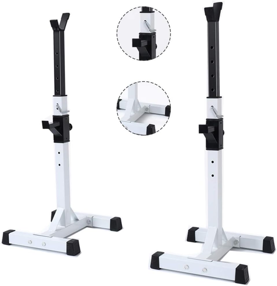 Weight Racks Squat Rack Bench Press Men's Fitness Barbell Rack Multifunctional Shelf Adjustable Bracket Home Indoor Gym Strength Training Stand Only Sell Shelves Squat Rack
