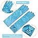 CODOHI Girls Satin Dress Princess Gloves (4 Pairs) for Tea Party -for Age 4-10