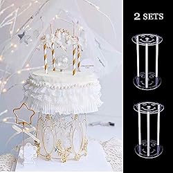 Acrylic Round Display Stand for Cake Cupcakes