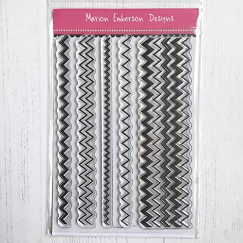 Art Stamps A6 Marion Emberson Chevrons Stamp