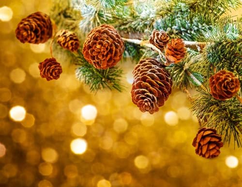 Deloky 150 Pcs Christmas Natural Mini Pine Cones- 2CM Thanksgiving Small Pinecones Ornaments Vase Fillers for DIY Crafts, Home Decorations, Fall and Christmas, Wedding Decor