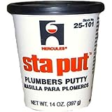 Oatey 25101 Hercules Sta Put 14-Ounce Plumbers Putty