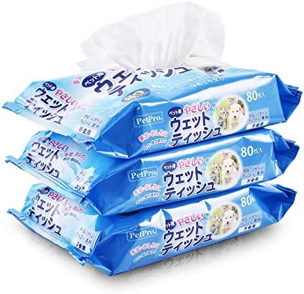 ペットプロ ペット ウェットティッシュ シート ペット用品 おしりふき 犬用 携帯 ノンアルコール 無香料