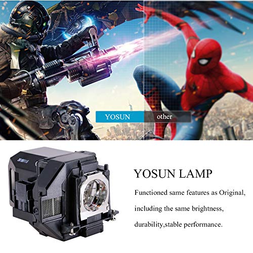 YOSUN Replacement Lamp for Epson elplp96 / v13h010l96 Powerlite Home Cinema 2100 2150 1060 660 760hd VS250 VS350 VS355 EX9210 EX9220 EX3260 EX5260 EX7260 Projector Lamp Bulb with Housing - Thumbnail 4