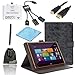 EEEKit 7 Item Starter Kit for IRULU Window 8.1 OS 10.1 inch Tablet,Folio Cover Case,Micro USB Host OTG Hub Adapter Cable,OTG Card Reader,HDMI Cable