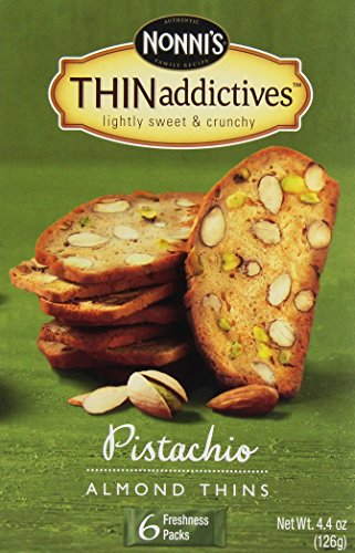 Nonnis Biscotti Pstcho Almd Thin (Pack of 6)