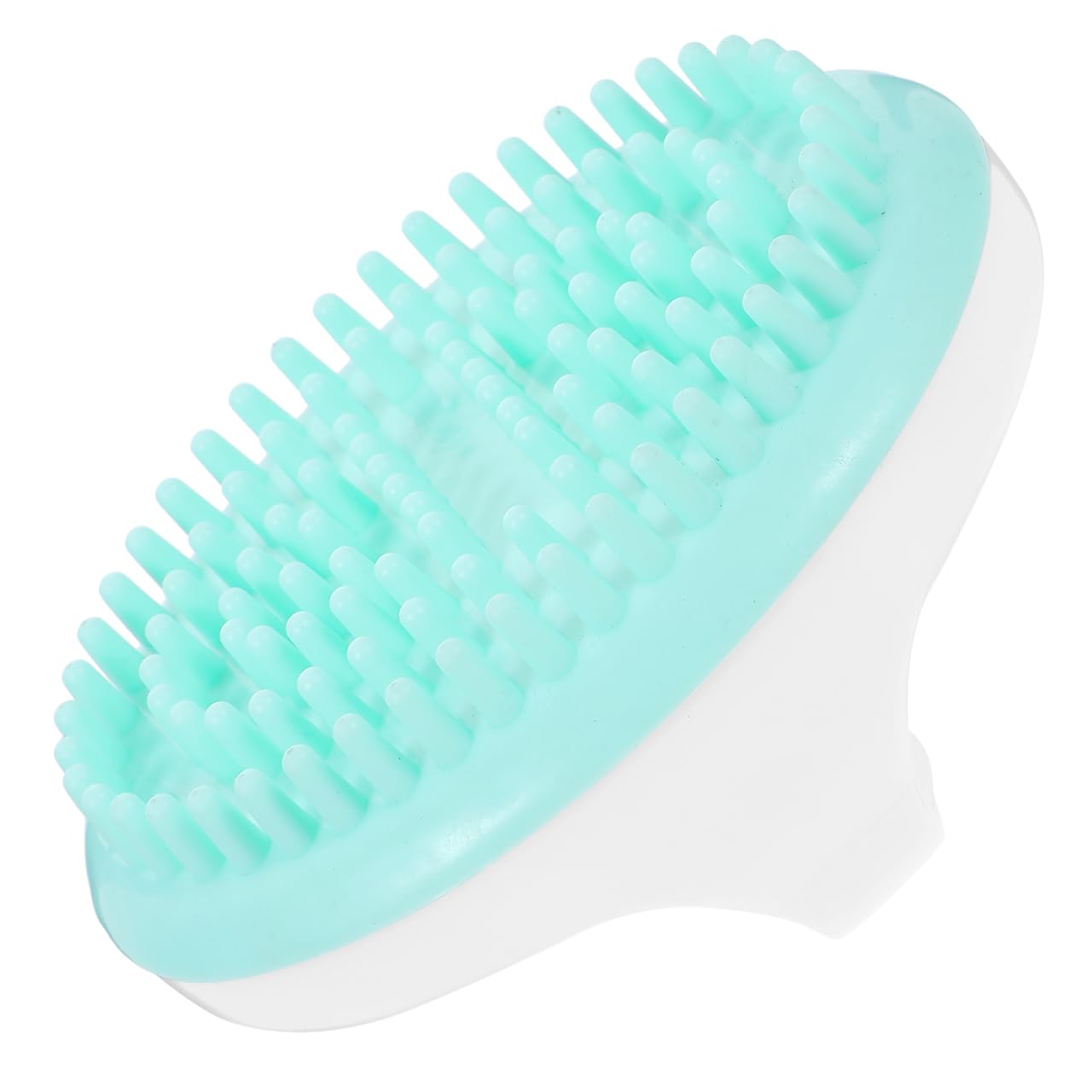 Anti-Cellulite Body Massager Brush for Legs, Arms & Thighs - Silicone Meridian Mitt for Lymphatic & Circulation - Exfoliating Body Scrubber for Firming & Toning Skin - Green