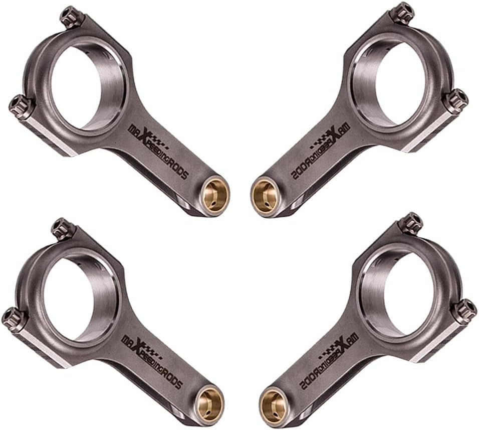 maXpeedingrods Connecting Rods with ARP2000 Bolts for Honda Civic CRX CX DX EX LX HX RT Si with D16 Series Engines 1.6L