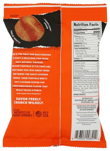 WILDE SNACKS CHIPS CHICKEN BUFFALO, 1 OUNCE (PACK OF 1)