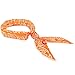 Cooling Scarf Chilling Sports Scarf/Headband/Neck Wrap w/ Crystal Polymer Cooling Technology -[Orange]