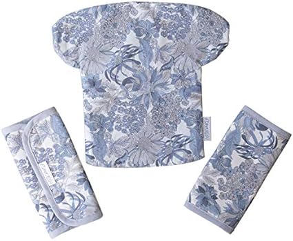 Amazon Libertyリバティ 抱っこひも よだれカバー よだれパッド オーガニック エルゴよだれカバー アダプトカバー Omni 最新オムニ対応 エルゴベビー 360 前抱き クールエア アンジェリカ サックス 抱っこひも用よだれカバー ベビー マタニティ 通販