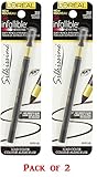 L'Oreal Paris Infallible Silkissime Pencil Eyeliner, Charcoal [210] 0.03 oz (Pack of 2)