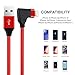 iPhone Charger Cable with Headphone Jack, 3ft Double Nylon Braided Linghtning Charge Cable Adapter for iPhone X / 8 / 8 Plus / 7 / 7 Plus / 6 / 6 Plus / 5s / iPad and More (Red )