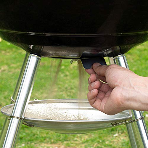 BEAU JARDIN Premium 18 Inch Charcoal Grill Kettle for Outdoor Barbecue Camping BBQ Coal Grill Cooking Tailgating Portable Heavy Duty Round with Thickened Grilling Bowl Wheels for Small Patio Backyard