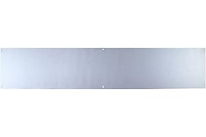 SKANDH Aluminum Kick Plate 6" X 30" Inches for Doors, Satin Anodized Finish