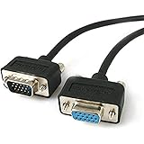 StarTech.com 15 ft. (4.6 m) VGA Extension Cable - HD15 VGA Extension - Male/Female - Low Profile - VGA Monitor Cable (MXT101L