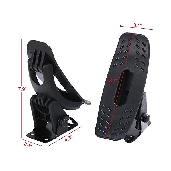 Yaheetech-Universal-Kayak-Carrier-Roof-Rack-Cross-Bars-Saddles-Cradle-Canoe-Sail-Boat-Black