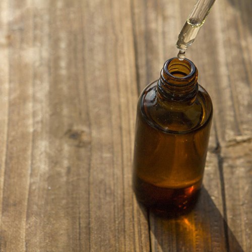 Aland Essential Oil Bottle,Empty Amber Bottle Glass Essential Oil Liquid Aromatherapy+Dropper Cap Tool Blue 15ml