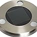 Westinghouse Solar Flat In-Ground Driveway Light Set (Stainless Steel, 8 Pack)
