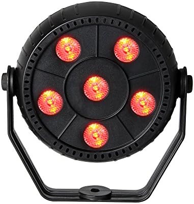 Baisun 6pcs RGB 3 in 1 LED Par Light Sound Control Auto Flash Magic Effect Uplight Stage Light For DJ Disco Party Pub (1pcs packing)