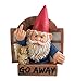 Grumpy Gnome Go Away Wall Plaque 8.75 Inch