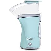 Presto 04867 Poplite Plus Hot Air Popcorn Popper - Built-In Measuring Cup + Melts Butter, Easy to Clean, Built-In Cord Wrap, 