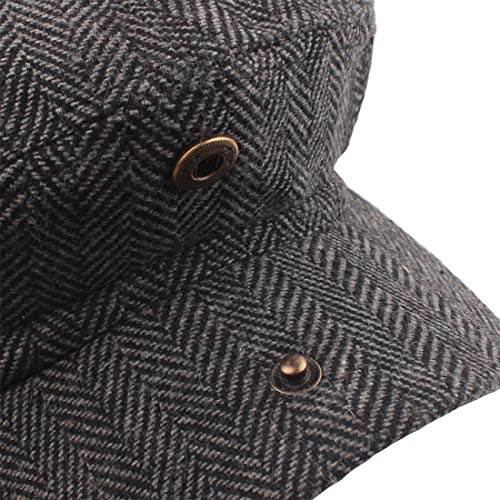 Ziyoot Men's 1920s Accessories Gatsby Gangster Costume Set Gangster Beret Y-Back Suspender (07 Gray)