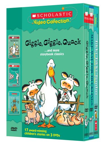 Scholastic Video Collection 3-Pack #5 - Giggle, Giggle, Quack / Make Way for Ducklings / Tikki Tikki Tembo [DVD]