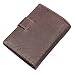 Trifold Wallets Men Card Holder Genuine Leather Wallet with Double ID Windows