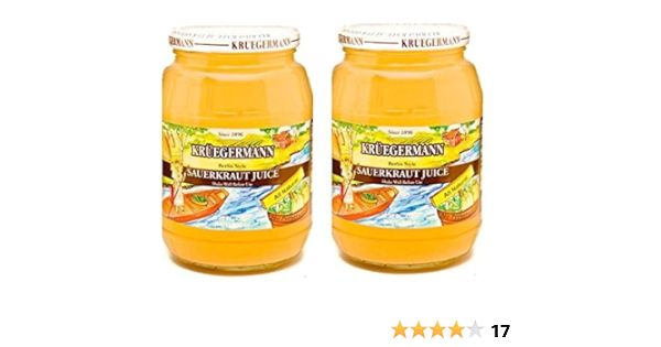 Ships Free Get 2 32 Fl Oz Jars Sauerkraut Juice By Kruegermann 64 Fl Oz Amazon Com Grocery Gourmet Food