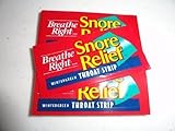 Breathe Right Snore Relief Wintergreen Throat Strips 30 Strips NO BOX