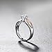 Willsa Jewelry For Women, Fashion Angel Wings Colour Ring Rose Gold Wing Ring (8)