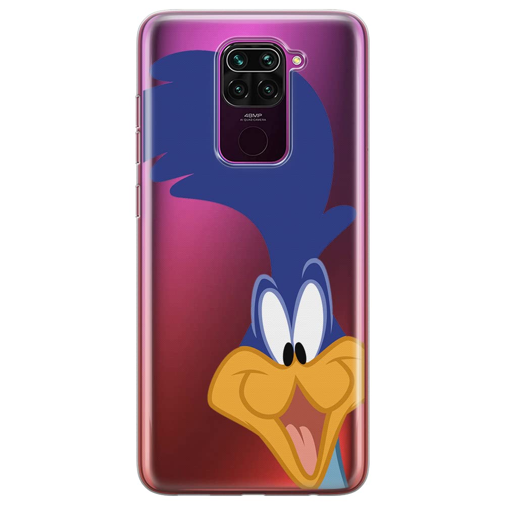 ERT GROUP mobile phone case for Xiaomi REDMI NOTE 9 original and officially Licensed Looney Tunes pattern Road Runner 001 optimally adapted to the shape of the mobile phone, partially transparent