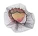 QIAN SOU Disposable Hair Nets Durable Nylon Breathable Honeycomb Pack of 100 Black
