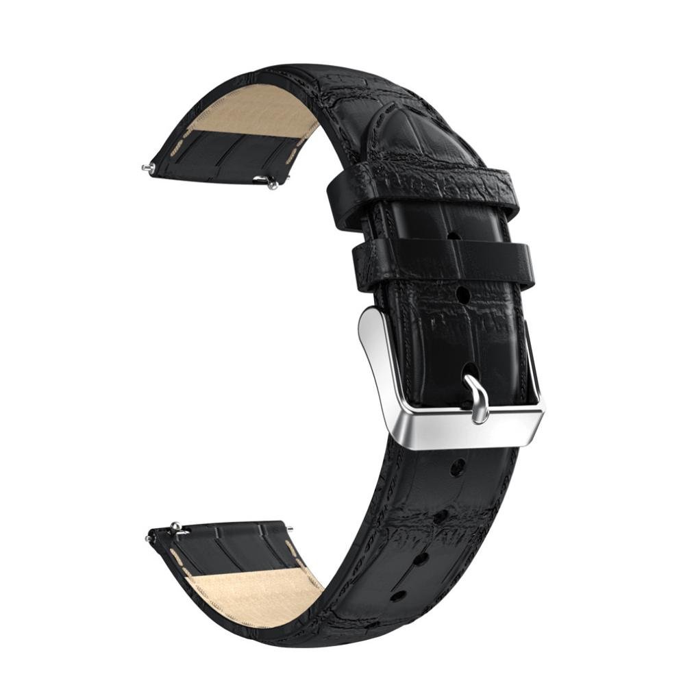 楽天市場 Sagton For Samsung Gear S3腕時計バンド交換用22 Mmレザー手首ストラップ ブラック B06y2bg68s 172 11 30 108 81