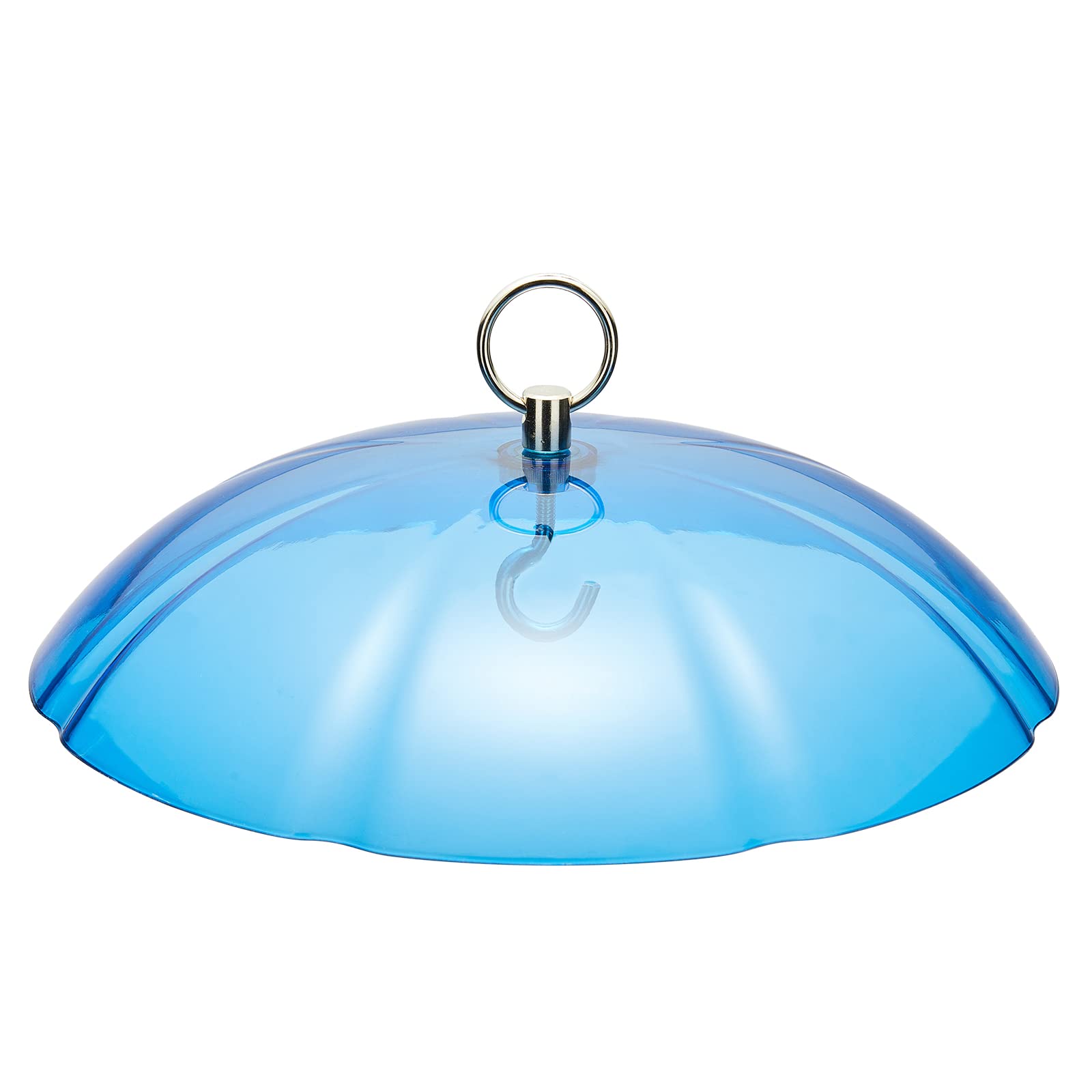Photo 1 of Kingsyard Plastic Weather Protective Dome Cover for Hanging Bird Feeders, Weather Guard & Easy to Clean, Blue