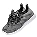 YHOON Men's Knit Sports Running Shoes Lace up Athletic Shoes