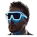 Neon Nightlife Blue Frame/Tinted Single Lens Tron Style Light Up Glasses