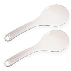 2 Pcs Plastic Rice Paddle, Non-stick Rice Spoon