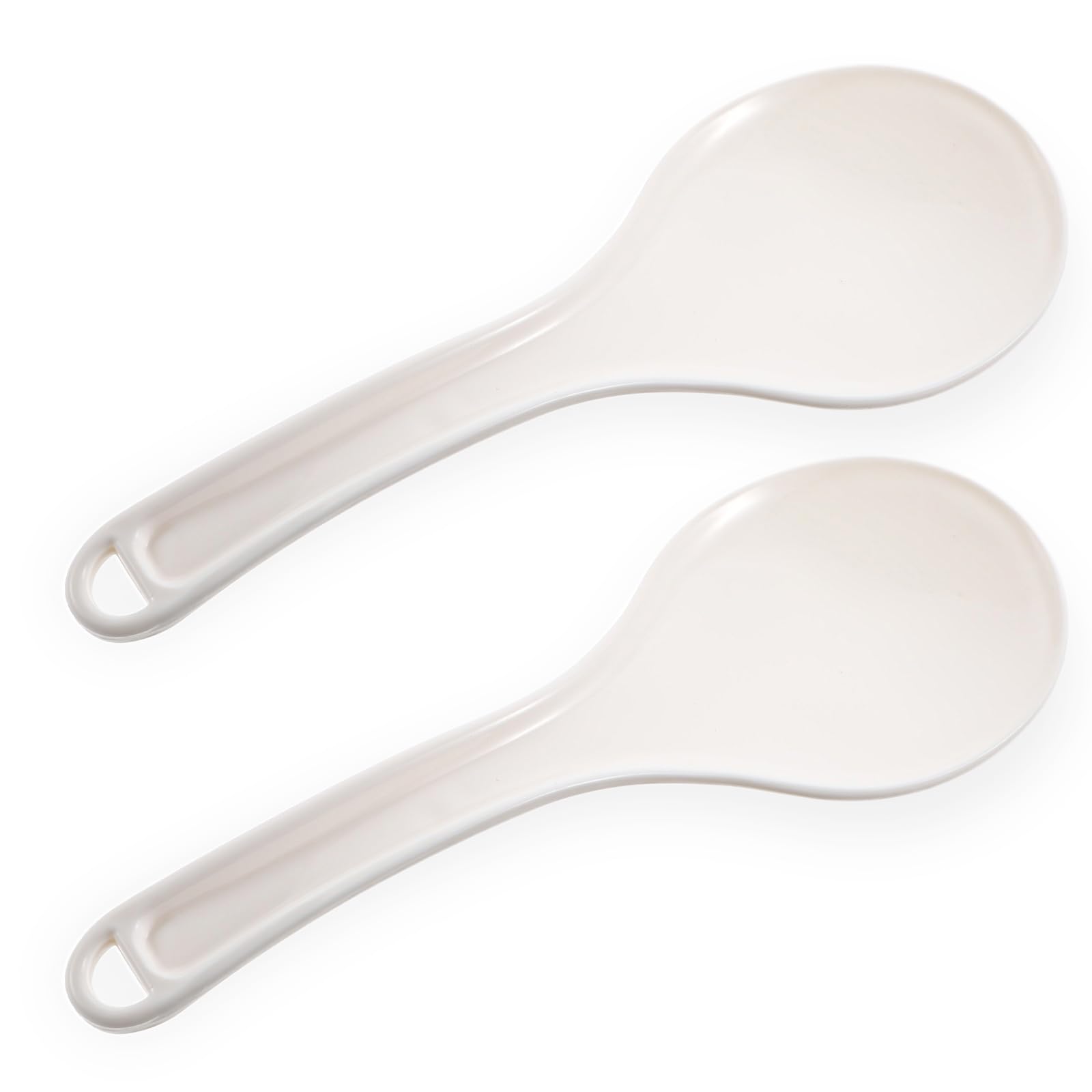2 Pcs Plastic Rice Paddle, Non-stick Rice Spoon