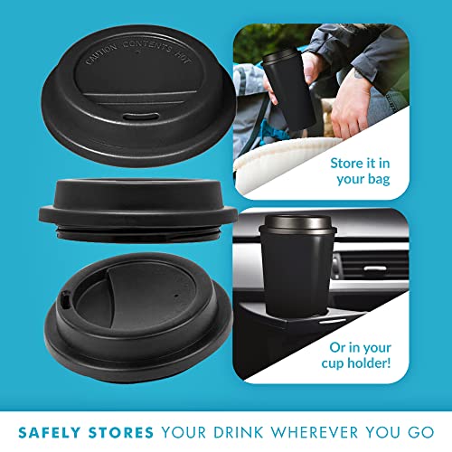Simply Green Solutions Reusable Coffee Cups with Lids, Thermal Cups