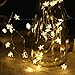 FASTDEER LED Star String Lights 16ft with 50 LEDs Remote Control Fairy Lights, Battery Operated, 8 Modes, Waterproof Outdoor & Indoor Decorative Lights for Bedroom, Garden, Parties (Warm White)