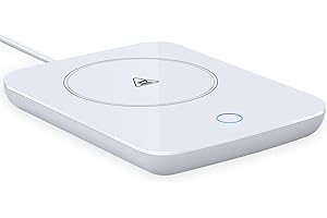 Misby Coffee Warmer for Desk, Coffee Cup Warmer with Auto Shut Off Mug Warmer for Coffee Lovers Keep Beverage, Milk, Tea Warm（White）