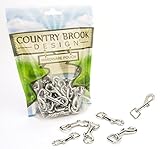 10 - Country Brook Design 1/2 Inch Swivel Snap Hooks