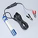 Amarine-made White 12v-24v 8W 180 LED 1000 Lumens IP68 Submersible Fishing Light Underwater Fish Finder Lamp with Battery Clip & Power Plug (White)