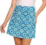 Oyamiki Women's Active Athletic Skort Lightweight Tennis Skirt Perfect for Running Training Sports Golf