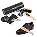 Magicfly Shoes Polish Kit-9Pcs Shoe Shine Care kit Neutral with Elegant PU Leather Compact Case