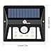 1byone Solar Motion Sensor Light, Weatherproof Outdoor Security LED Night Lighting for Pathway, Garden, Patio, Fencing, Black