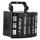 DJ Lights, LaluceNatz 48W Multicolors LED Beam 6LEDs Black Light Glow in the Dark Party Supplies and Strobe Effects for Blacklight Party Wedding Birthday Stage Lighting