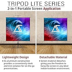 Akia Screens 2 in 1 110 inch Portable Projector